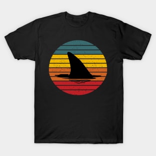 Shark retro sunset T-Shirt